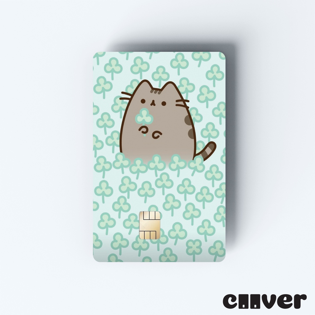 PUSHEEN1 - Miếng dán thẻ FREESHIP – Miếng dán thẻ ngân hàng/thẻ ATM, thẻ chung cư, thẻ thang máy, thẻ gửi xe,... COOVER