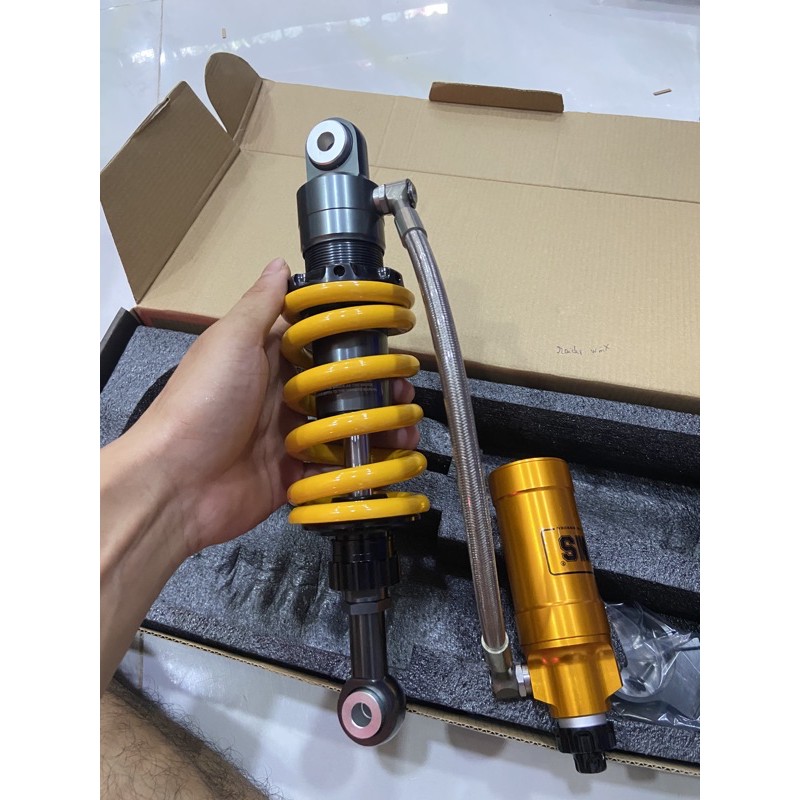 phuộc sau kiểu ohlins có bình dầu xoay 360 xe winner , exciter, raider, winner X