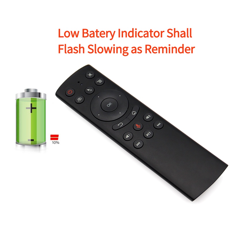 Chuột Không Dây Thông Minh G20S 2.4G Điều Khiển Giọng Nói IR Cho Android TV Box PC Tablet