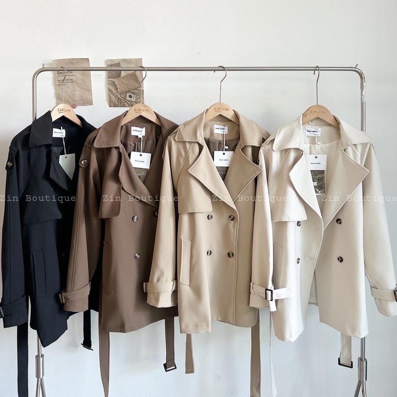 Áo mangto 9912, Áo khoác ngoài nữ Hàn Quốc