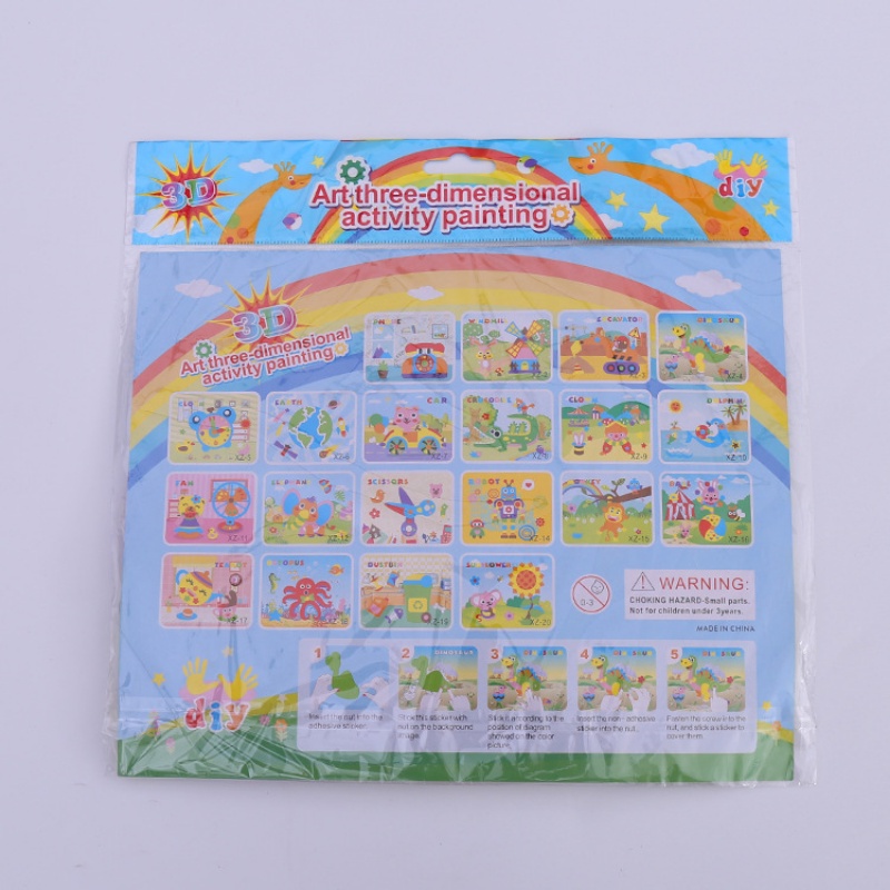 20 Tranh Xốp EVA 3D DIY 2022 Kích Thước Lớn Có Thể Xoay Được Giáo Dục Cho Bé Ngẫu Nhiên