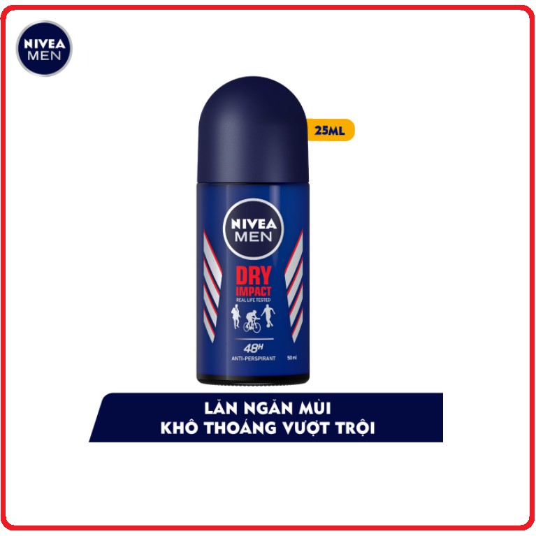 Lăn Ngăn Mùi NIVEA MEN Chai (25ml)