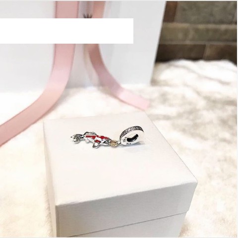 Charm cá Ko.i vàng - Bạc Thái s925 chuẩn