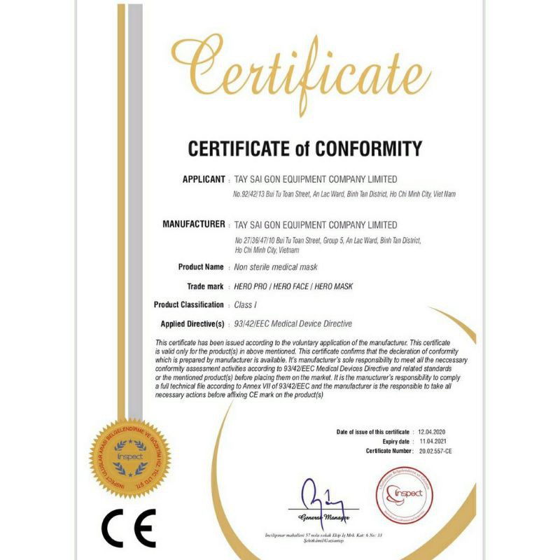 KHẨU TRANG HERO 4 LỚP KHÁNG KHUẨN | BigBuy360 - bigbuy360.vn