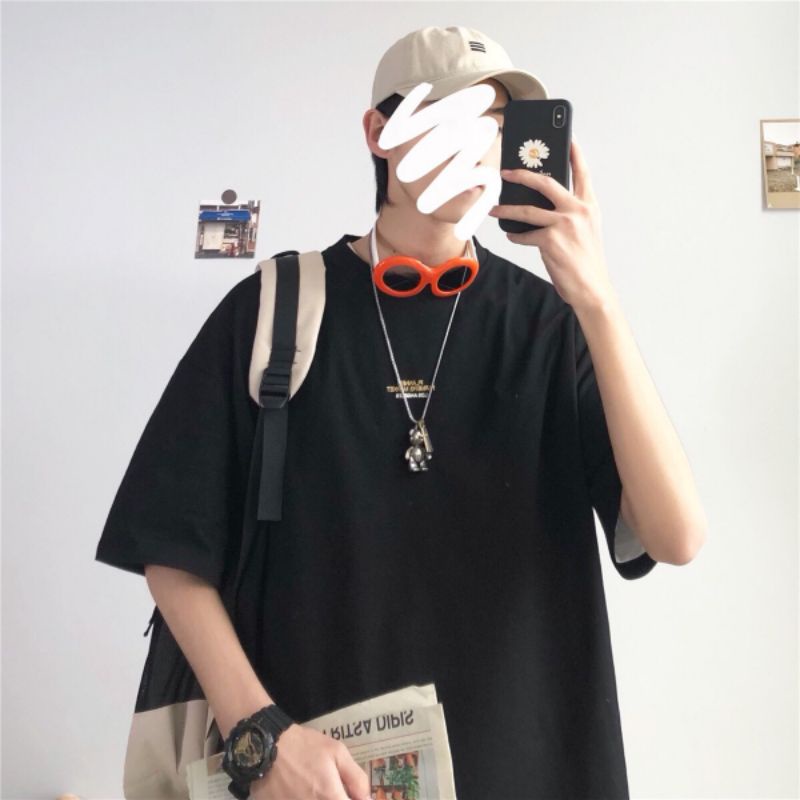 Áo phông plan tay lỡ fom rộng,áo thun tay lỡ hàng có size ô