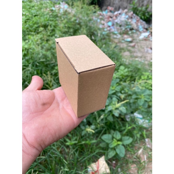 Combo 100 hộp carton nắp cài size 8,5x5x8,5