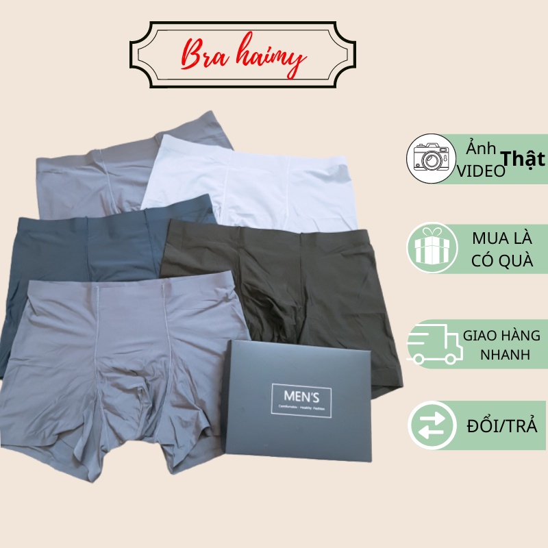 Quần sịp nam đùi chất vải su đúc lạnh tự nhiên, mềm mại,cạp dệt đúc.