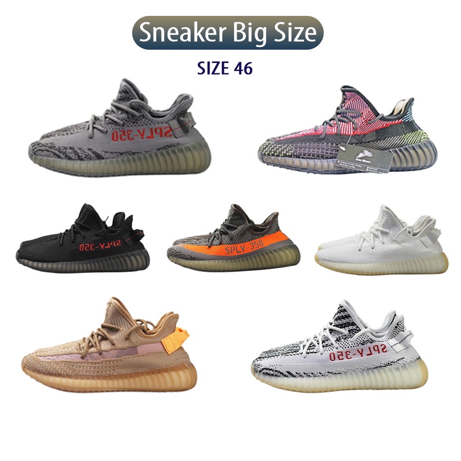 Giày sneaker nam big size (size lớn), giày thể thao nam size 46, đế boost 350 v2 siêu êm, đi học, đi làm, đi chơi