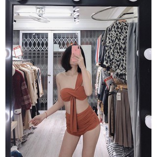 Bộ đồ bơi Bikini hai mảnh đẹp quây lệch 1 bên vai mới nhất