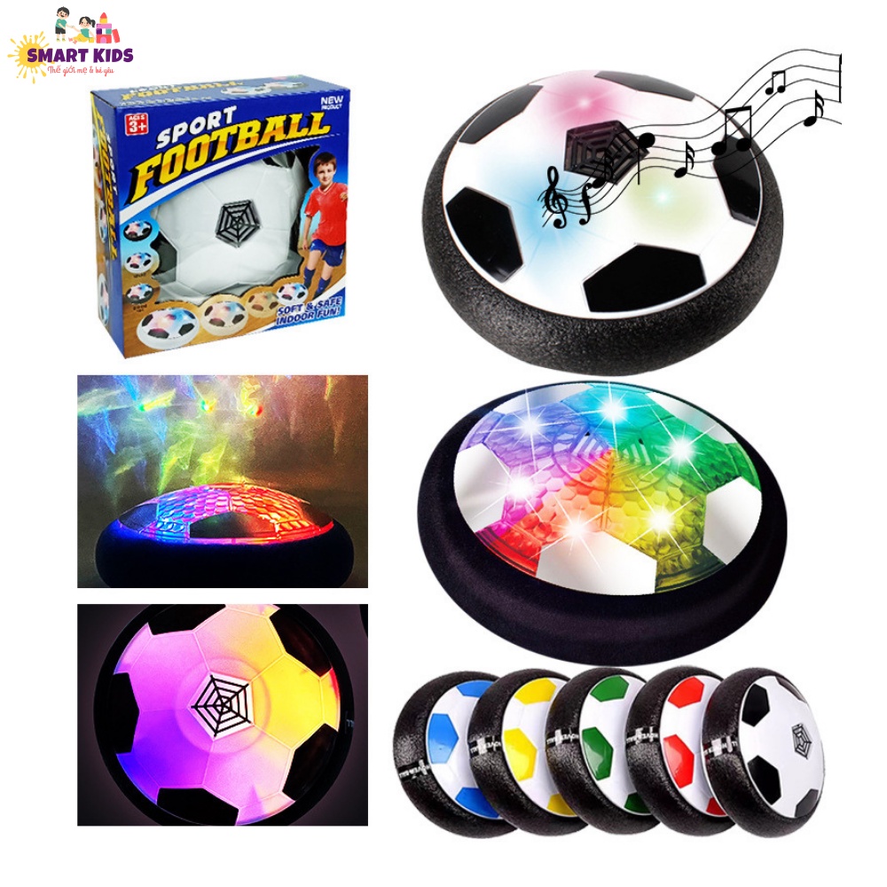 Đồ Chơi Bóng Đá Trong Nhà Có Nhạc Vui Nhộn, Đèn LED Chiếu Hình, Phát Quang – Đồ Chơi Vận Động Giáo Dục Trẻ Em Smartkids