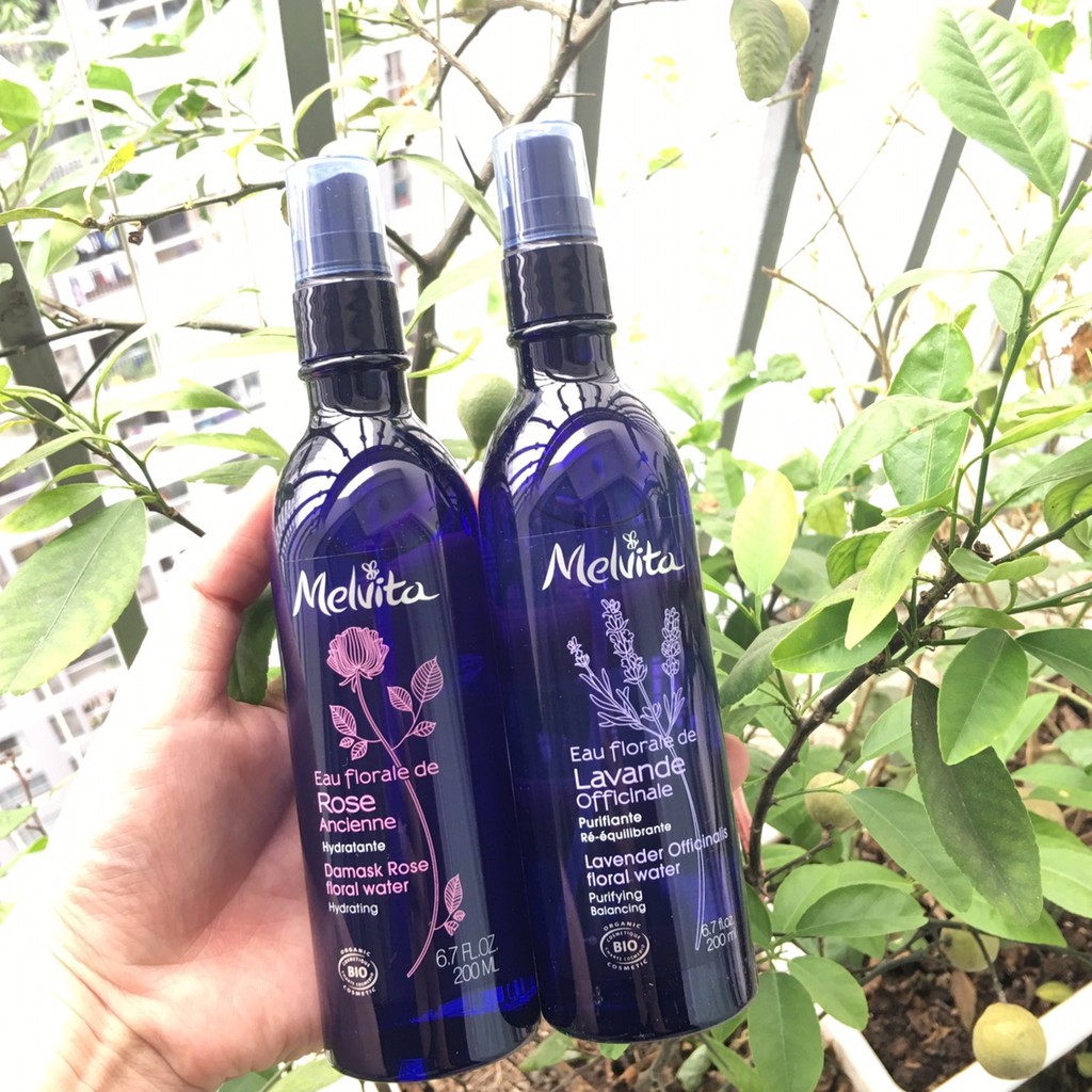 Nước hoa hồng Melvita Damask Rose Floral Water 200ml