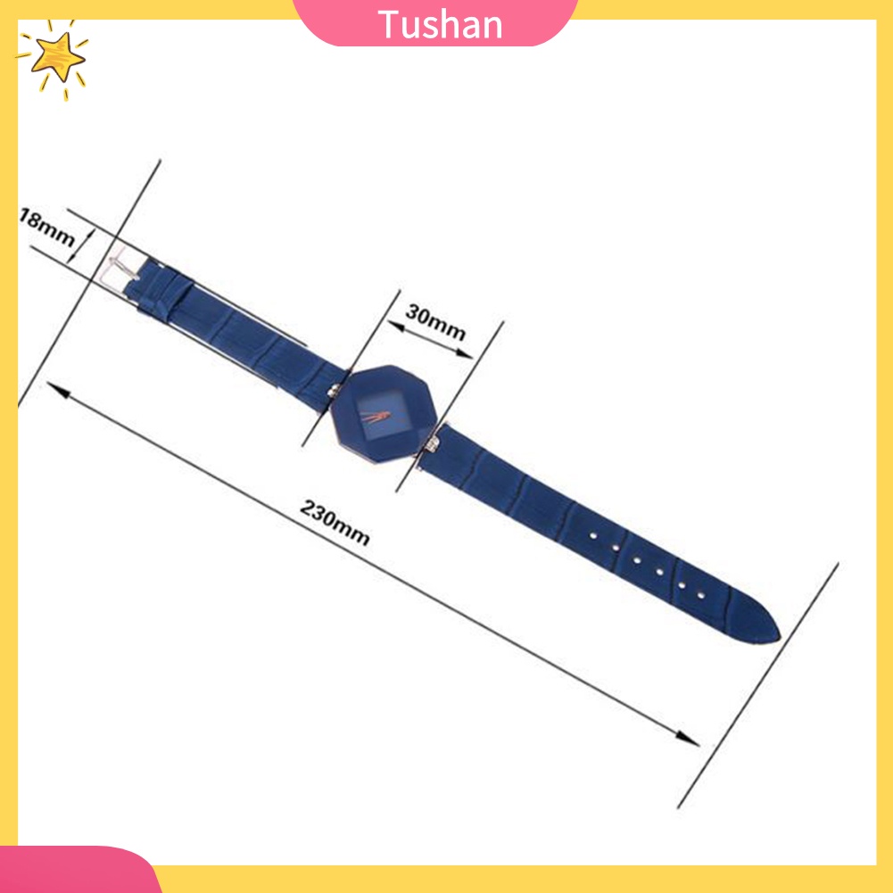 Đồng hồ dây giả da kiểu dáng thời trang phong cách dành cho nữ