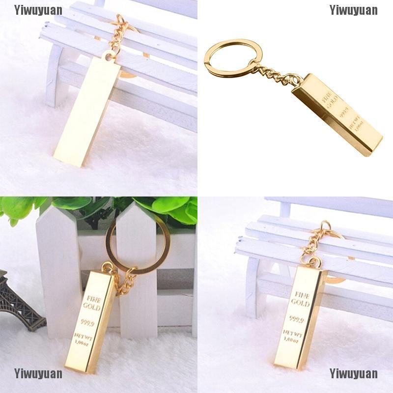 Móc Khóa Kim Loại Màu Vàng Độc Đáo Kích Thước 55X15X15X