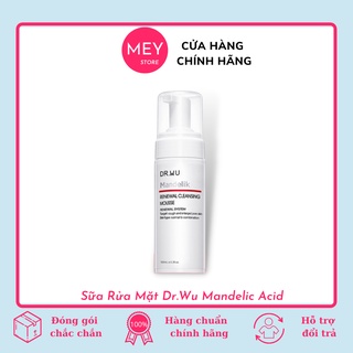 Sữa rửa mặt tạo bọt Dr.wu Renewal Cleansing Mousse With Mandelic Acid