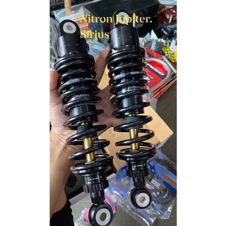 Phuộc Nitron full đen ty vàng cho Sirius Jupiter
