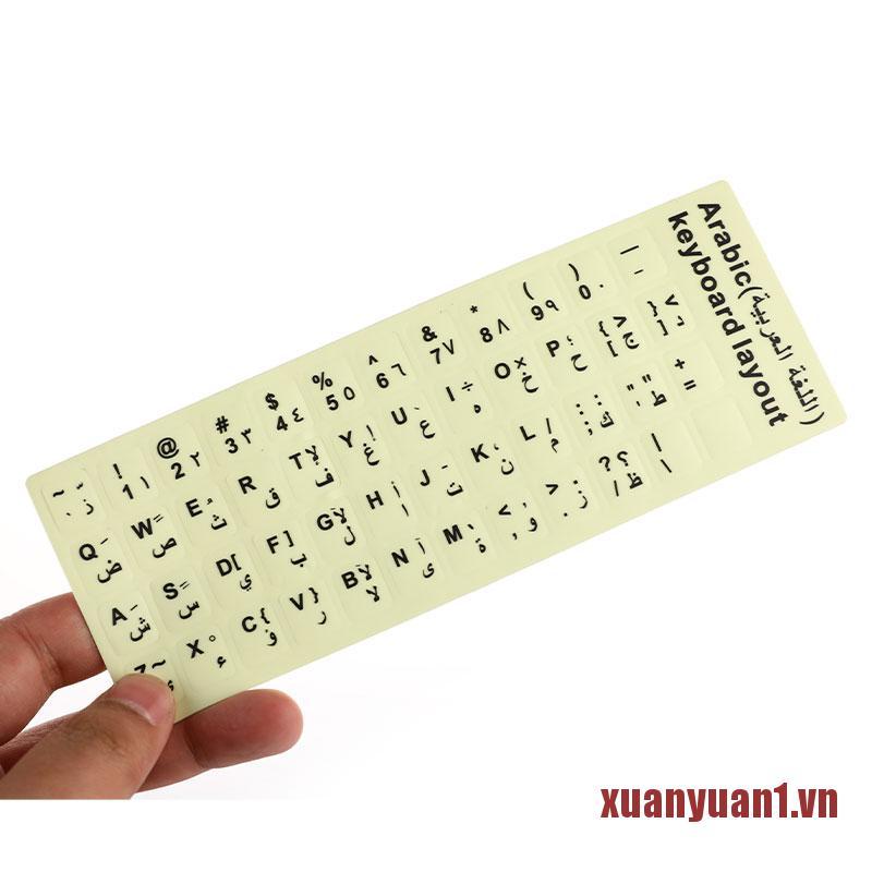 Sticker Dán Bàn Phím Laptop Hình Chữ Cái Tiếng Nga | BigBuy360 - bigbuy360.vn