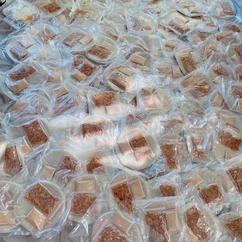 Combo 1/2KG bánh ps tròn + muối nhuyễn + hành phi TẶNG SATE VÀ TẮC