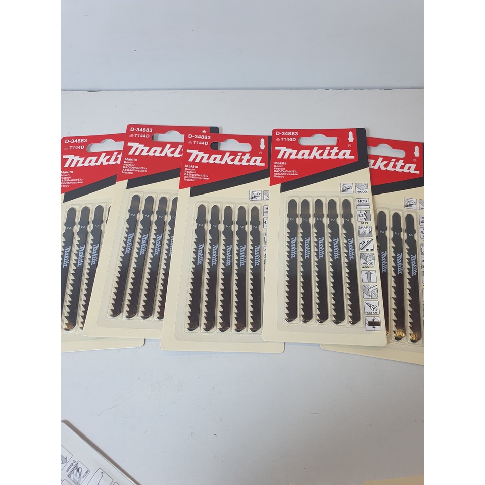 Lưỡi cưa lọng gỗ Makita 5cái/bộ D-34899