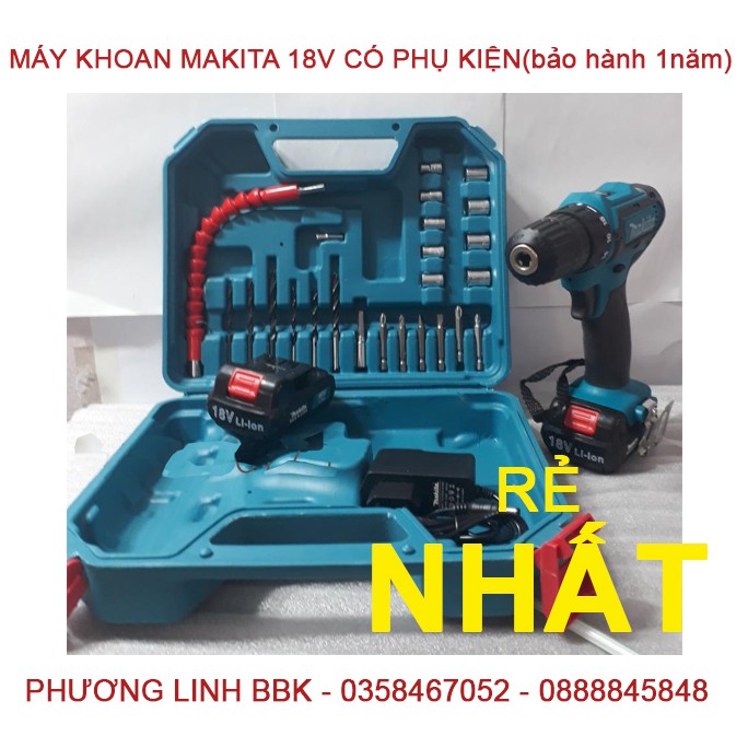 MÁY KHOAN PIN MAKITA 18V