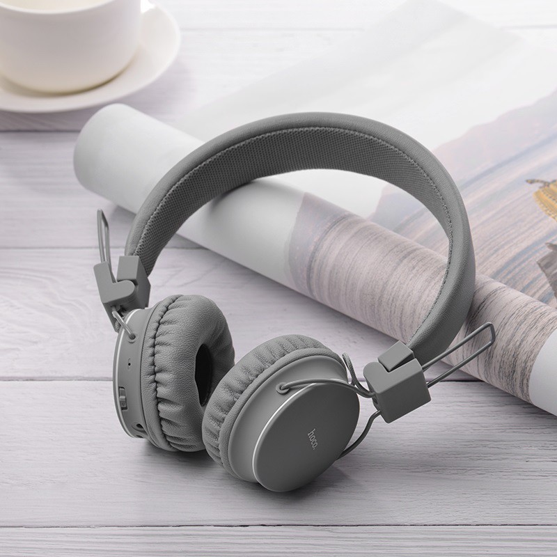 Tai Nghe chụp tai bluetooth HOCO W19 - Hàng Chính Hãng - Cao Cấp - Nguyên seal -Cách âm tuyệt đối dành cho điện thoại pc