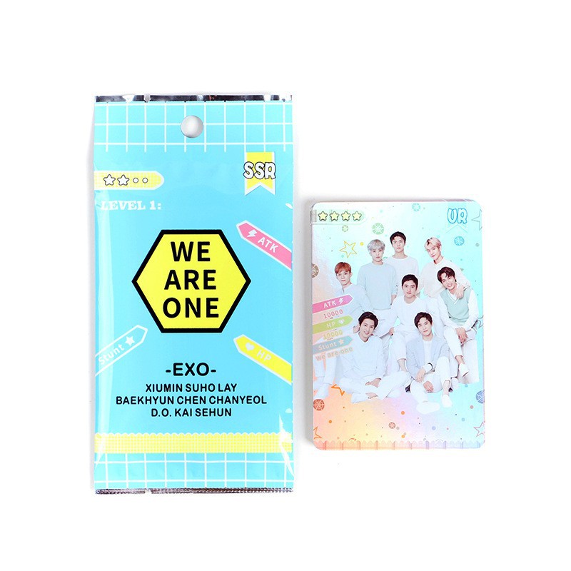 Thẻ laser ảnh in hình nhóm nhạc KPOP blackpink EXO