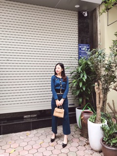 Set quần áo len Xanh Navy