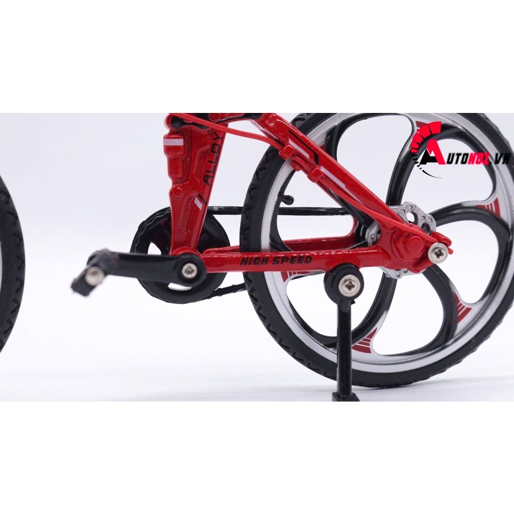 MÔ HÌNH XE ĐẠP THỂ THAO SƯỜN GẤP RED 1:8 DIECAST MODEL 7740