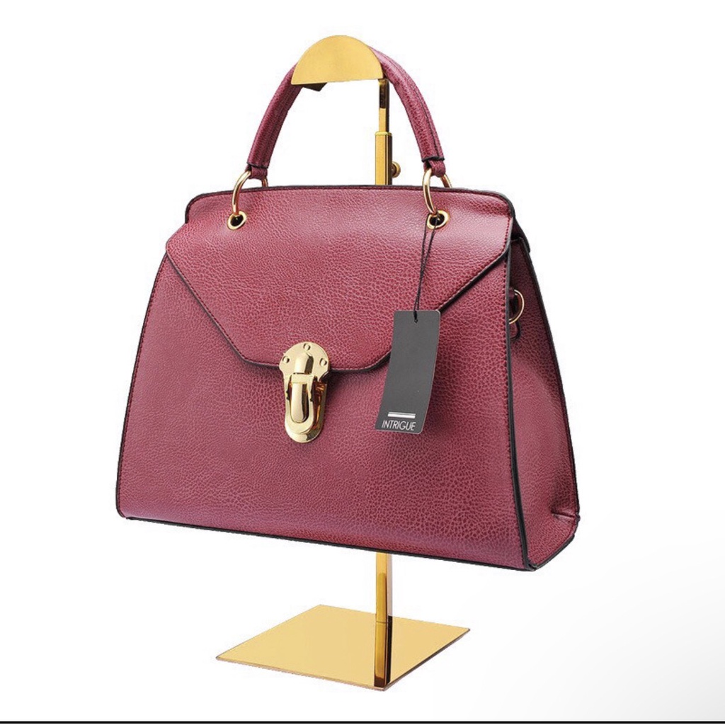 cây inox trưng bày túi xách, giá treo túi bằng inox mạ vàng cực sang,dễ dàng điều chỉnh độ cao