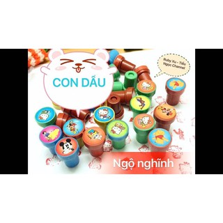 Bộ đồ chơi Sét 10 con dấu kute cho bé
