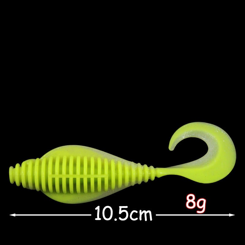1 Mồi câu hình cá giả 3D cao su mềm 11cm/ 8g
