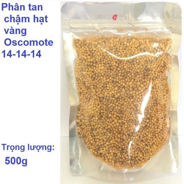 500g phân tan chậm hạt vàng Oscomote 14.14.14