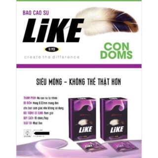[SALE SẬP SÀN] Bao cao su LIKE