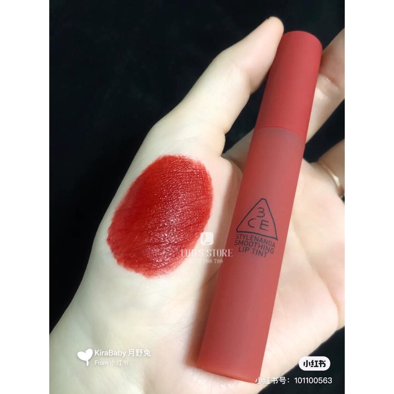 Son Kem 3CE Smoothing Liptint Màu #Vintage Brick