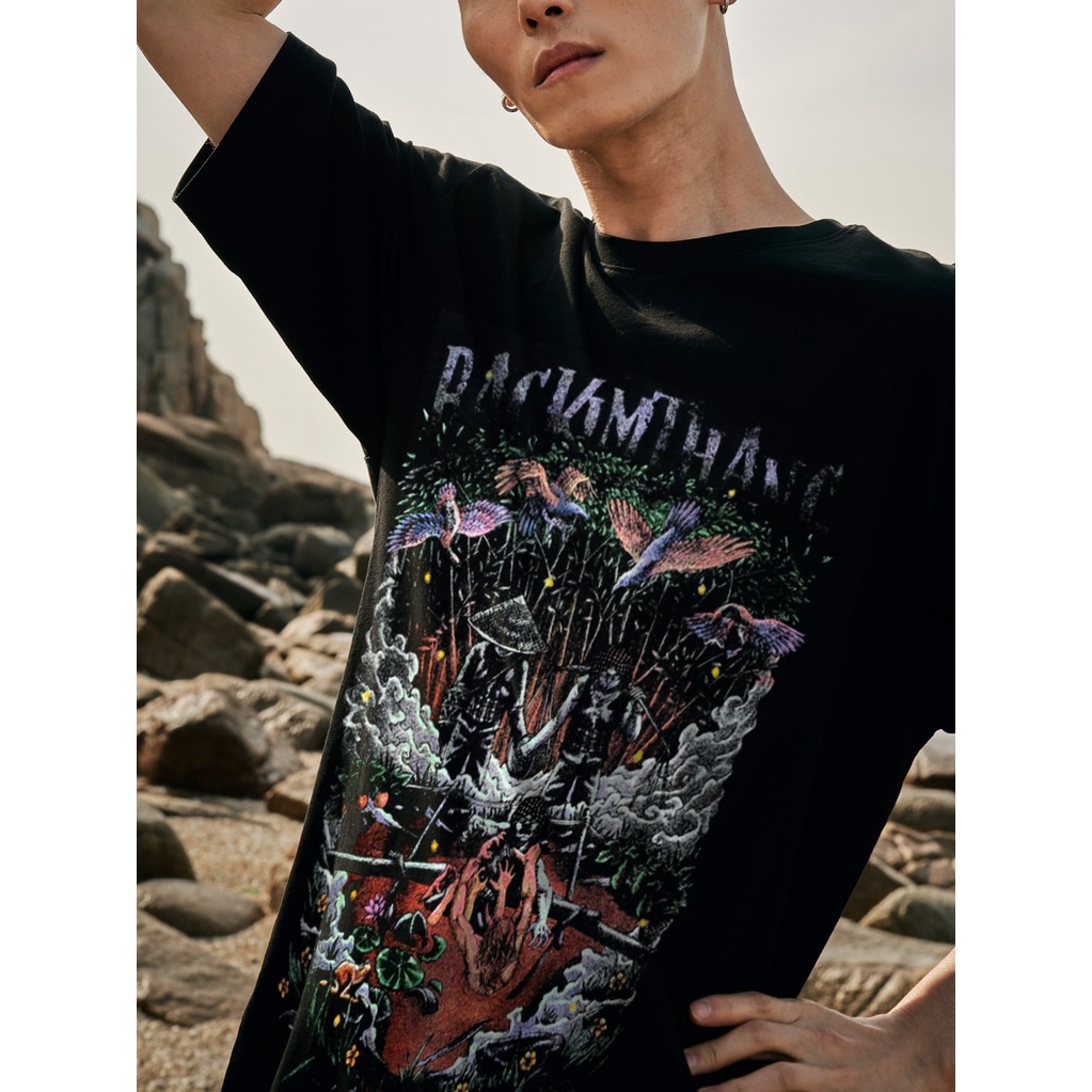 Cao Cấp Áo Thun In Hình Bắc Kim Thang Vải Cotton Có BigSize Local Brand MVR Xuất Mỹ Phong Cách Hiphop Rap Undergroun