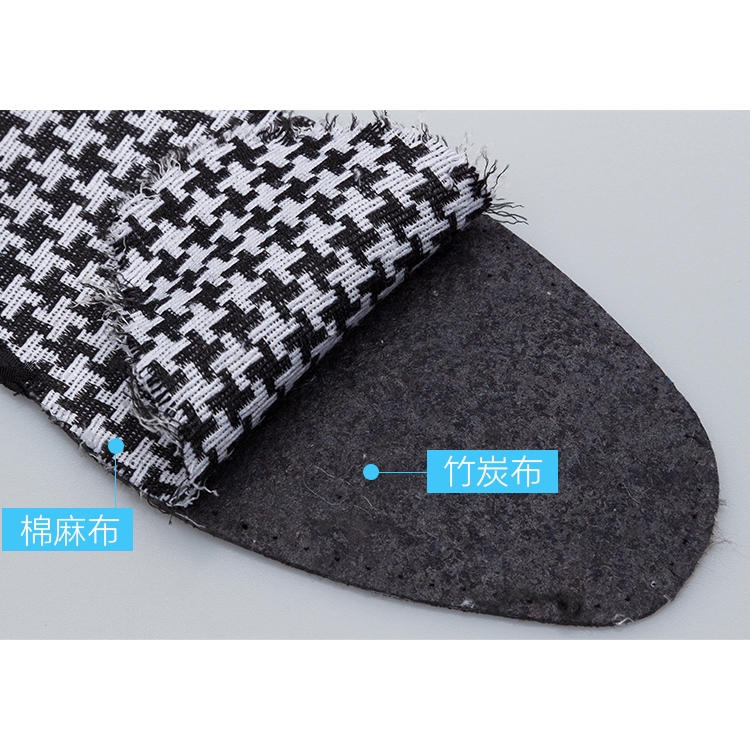 Set 3 Cặp Miếng Lót Giày Bằng Vải Lanh Than Tre Khử Mùi Cho Nam | BigBuy360 - bigbuy360.vn