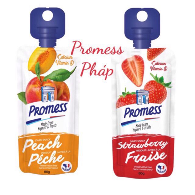 Sữa chua Promess lốc 3 bịch nhập từ Pháp | BigBuy360 - bigbuy360.vn
