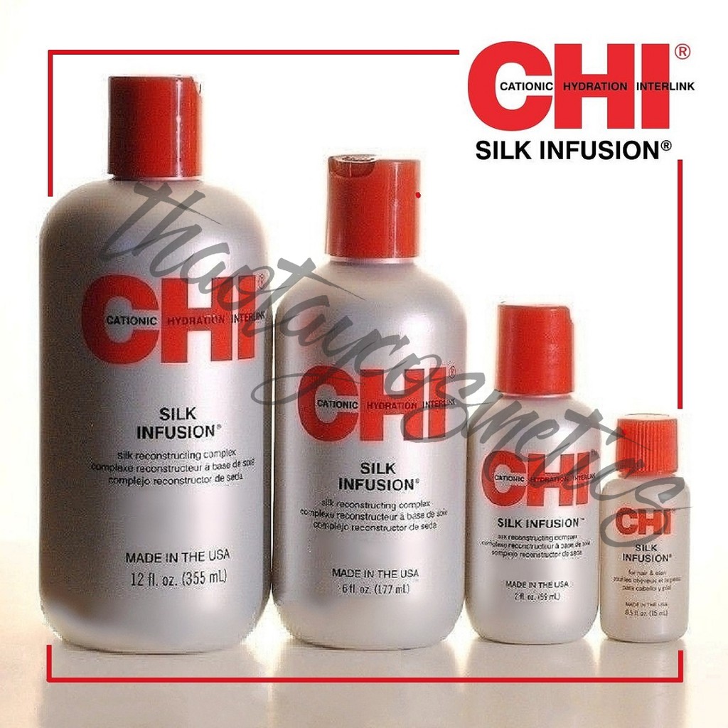 [Hàng Mỹ] Tinh dầu dưỡng tóc mềm mượt và óng ả CHI Silk Infusion | BigBuy360 - bigbuy360.vn