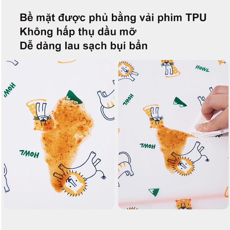 Áo ăn dặm dài tay chống thấm nước cỡ lớn tùy chọn màu sắc cho bé