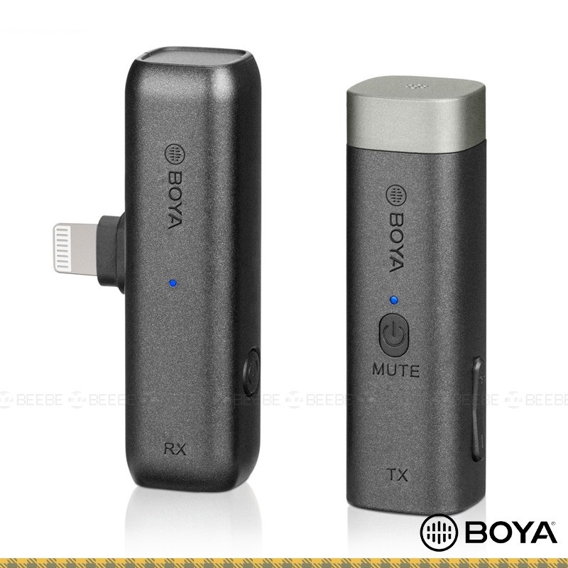 Boya BY-WM3D / BY-WM3U - Micro Không Dây True-Wireless Cho Các Thiết Bị IOS, Android Smartphone, Cameras (2.4 GHz)