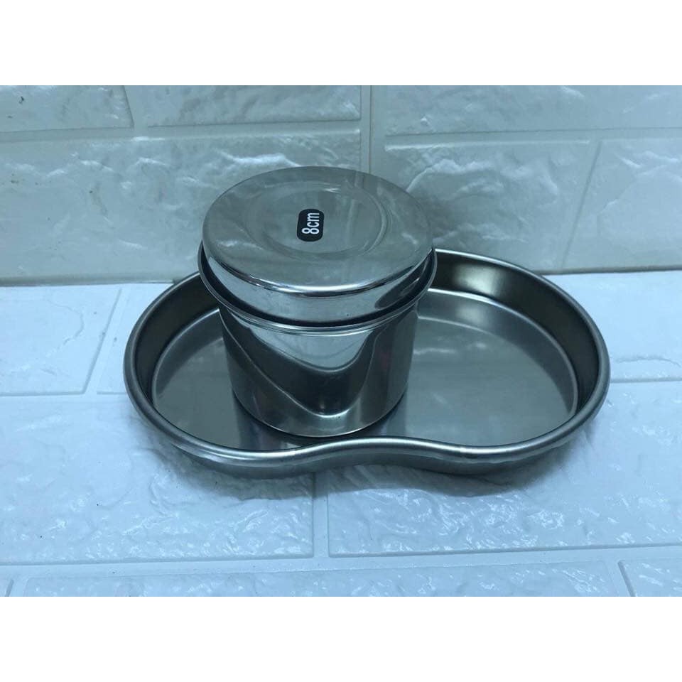 Khay hạt đậu inox dùng trong y tế, spa, thẩm mỹ viện