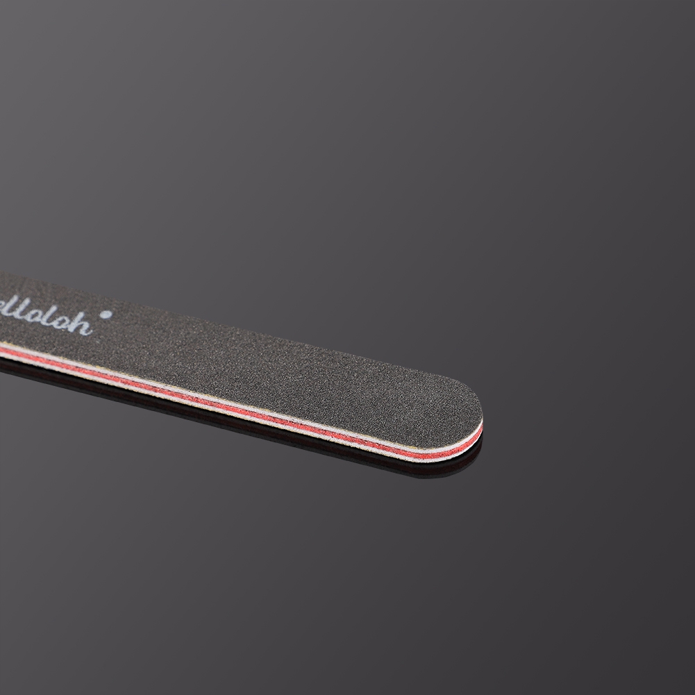 [Hàng mới về] Dũa móng màu đen dày/mỏng tiện dụng khi làm móng chất lượng cao