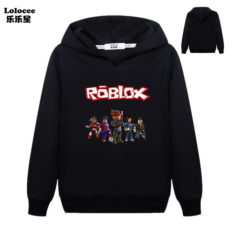 Áo Hoodie Dài Tay In Hình Roblox Cho Bé