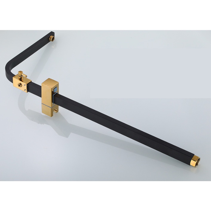 Bộ cây sen tắm nóng lạnh cao cấp MORALLY- BLACKGOLD-Chất liệu mạ đồng cao cấp-Sơn tĩnh điện-Vòi tăng áp
