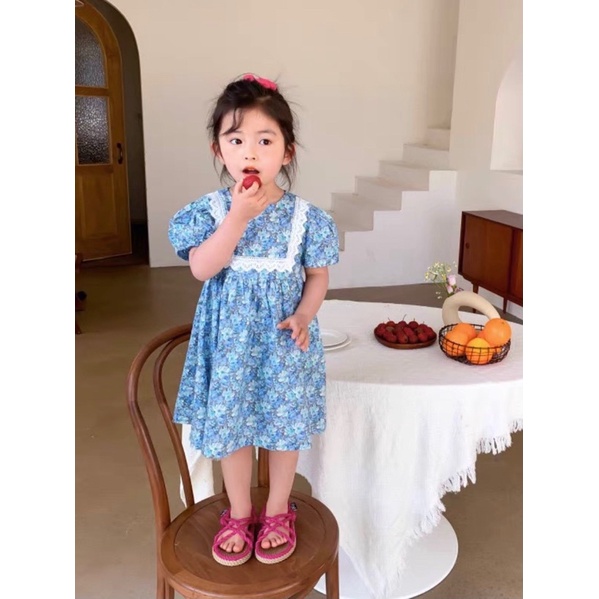 Váy Melisa phối ren - HÀNG SALE KO ĐỔI TRẢ