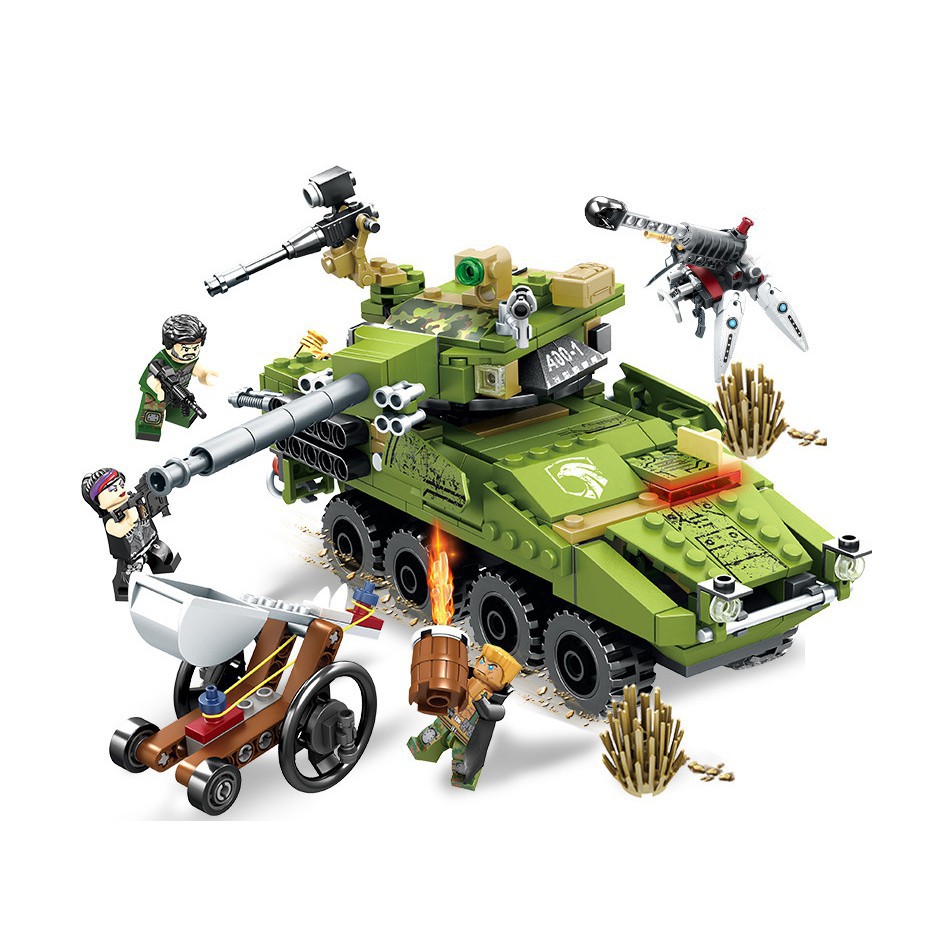 Lắp ráp xếp hình Lego City: Xe chiến đấu quân đội hiện đại