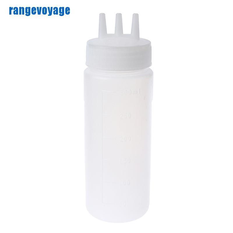 (Hàng Mới Về) Chai Nhựa Đựng Nước Sốt 3 Lỗ