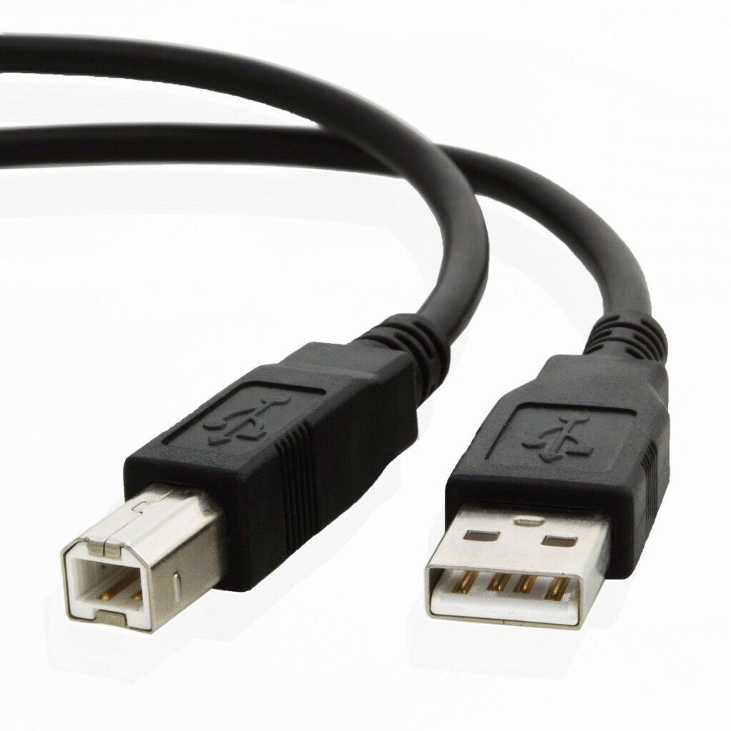Dây Máy In USB 1.5m 3m 5m Đen kết nối máy in với máy tính