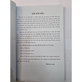 Sách - 199 Bài Và Đoạn Văn Hay 9 (Lê Anh Xuân)
