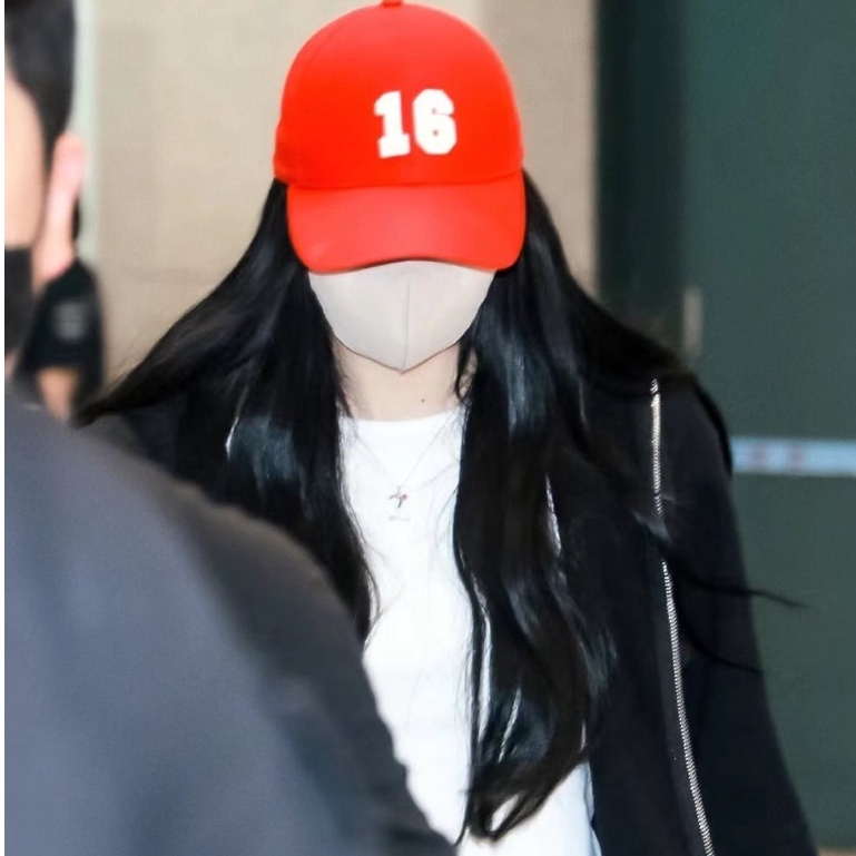 Mũ Lưỡi Trai Vải Cotton Thêu Số 16 Thời Trang Cho Nữ