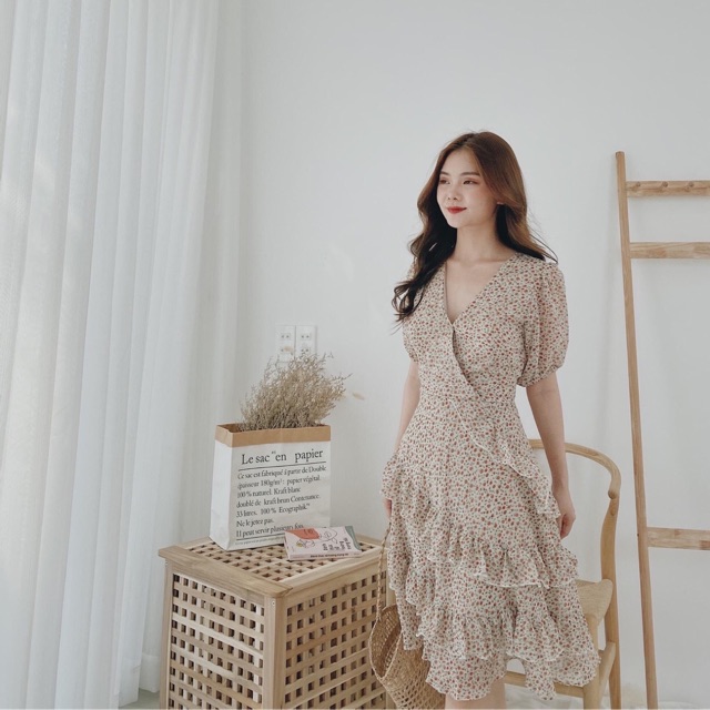 Đầm voan 🌷Đầm voan phối bèo 🌷FREESHIP 🌷Giảm 20k khi nhập mã MADEBY20 | BigBuy360 - bigbuy360.vn